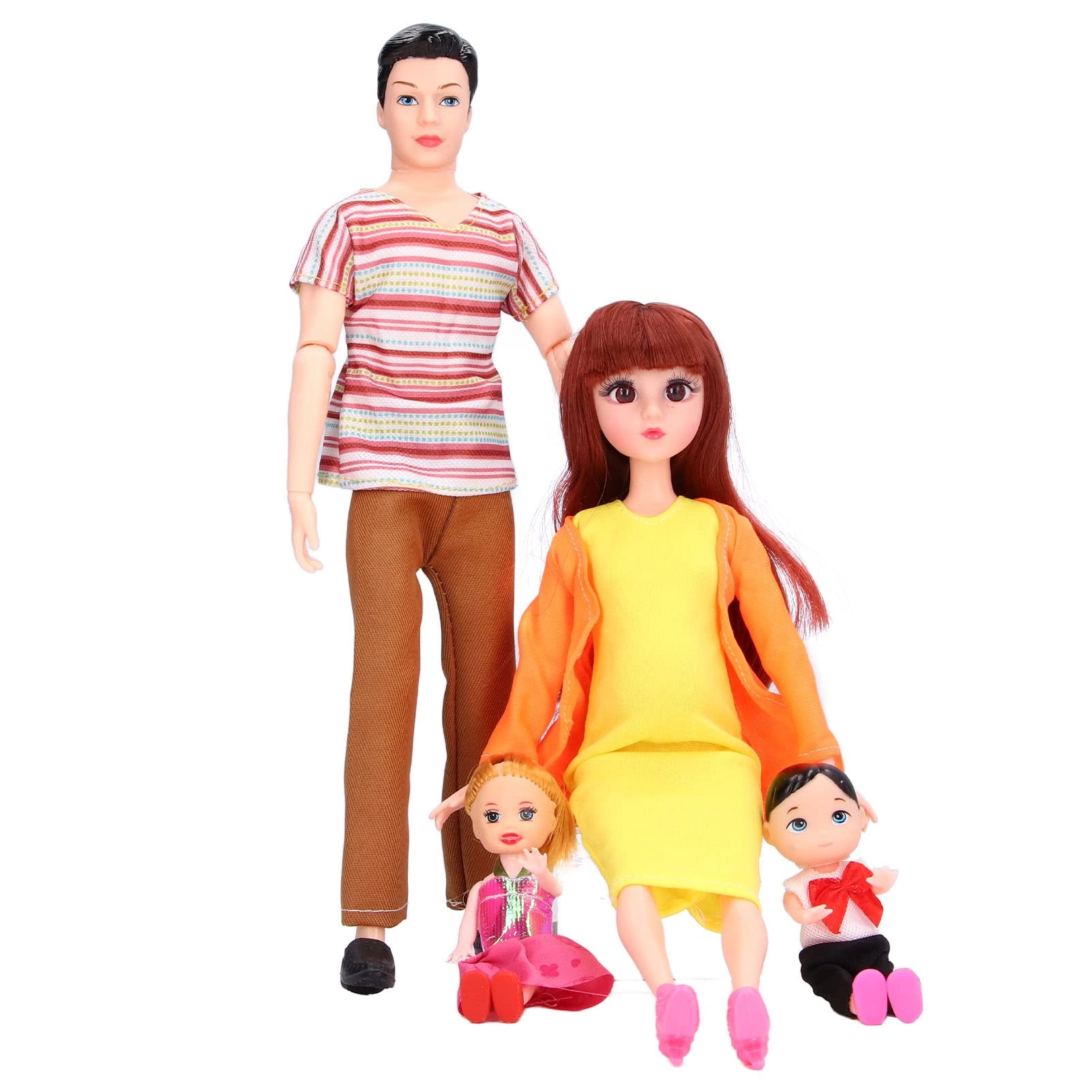 Sahgsa Family Doll Set - Plastic Pregnant Mother Reinforced Hair Ages 7+