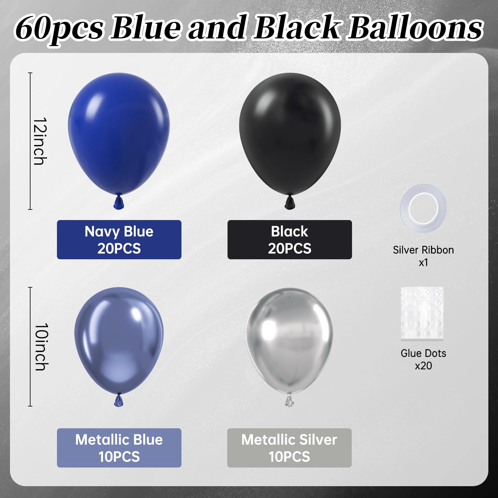 Balloons - 60pcs Party