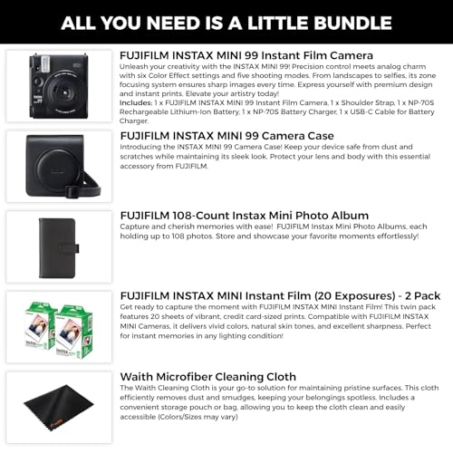 Mini 99 + Strap + Battery + 20 Films - 86mm x 54mm