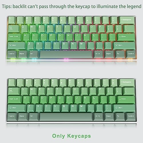 138 Keys PBT Custom Gaming Gradient Keycaps - US/ISO Wired