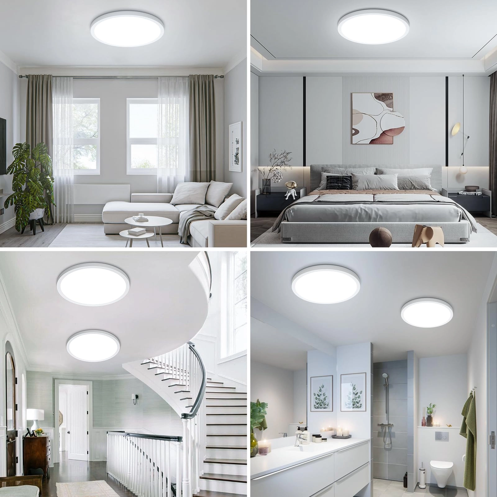 LED Ceiling Light - 5000K Non-Dimmable