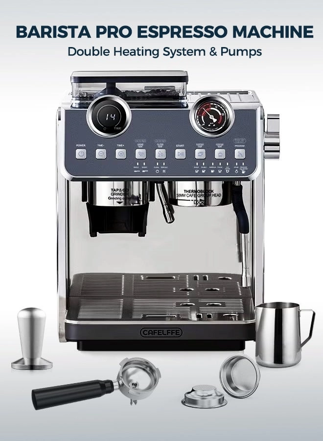 Cafelffe Barista Espresso Machine Dual Boiler & Grinder 152159