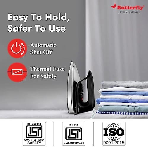 Lynx Dry Iron - 750W Stainless Steel