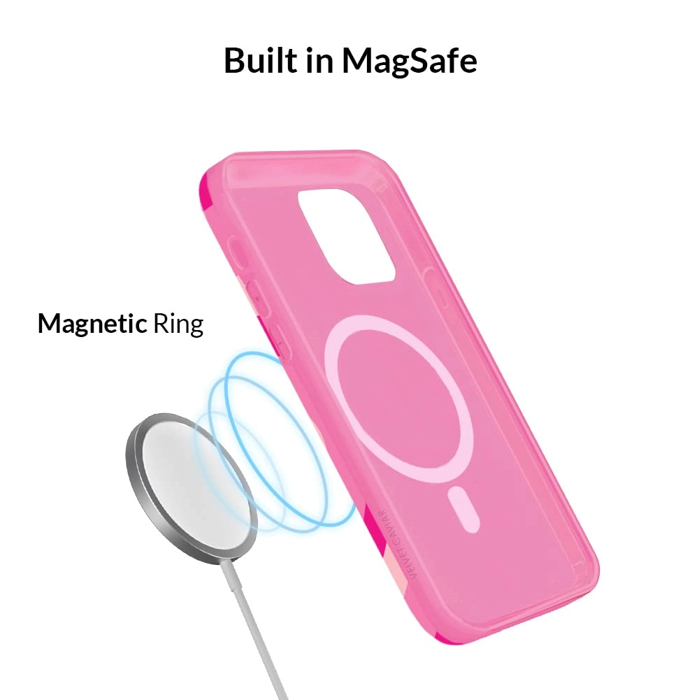 Pink Hearts Basic Case with MagSafe for iPhone 13 Pro Max