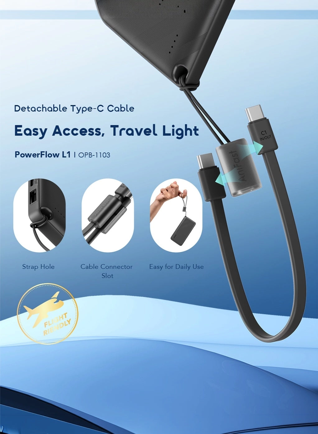 PowerFlow L1 - 10000mAh 15W