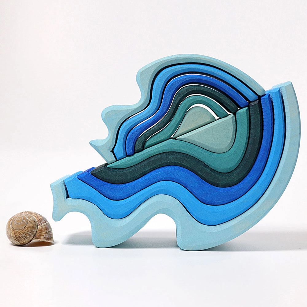 Water Waves Stacking Toy - Suitable for 1 year and above 6 pieces