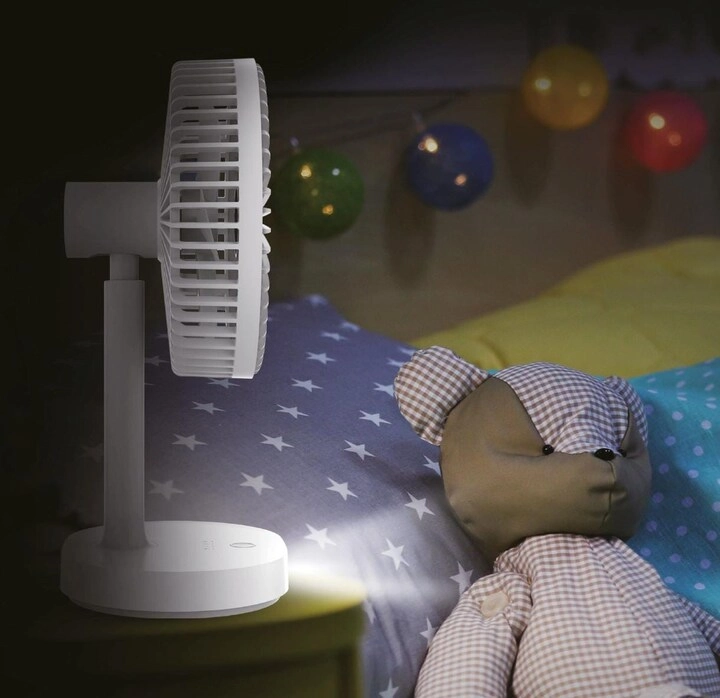 Portable Rechargeable Desk Fan - rechargeable battery