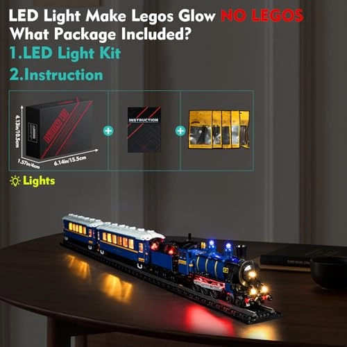 LED Light Kit - The Orient Express Train Lego