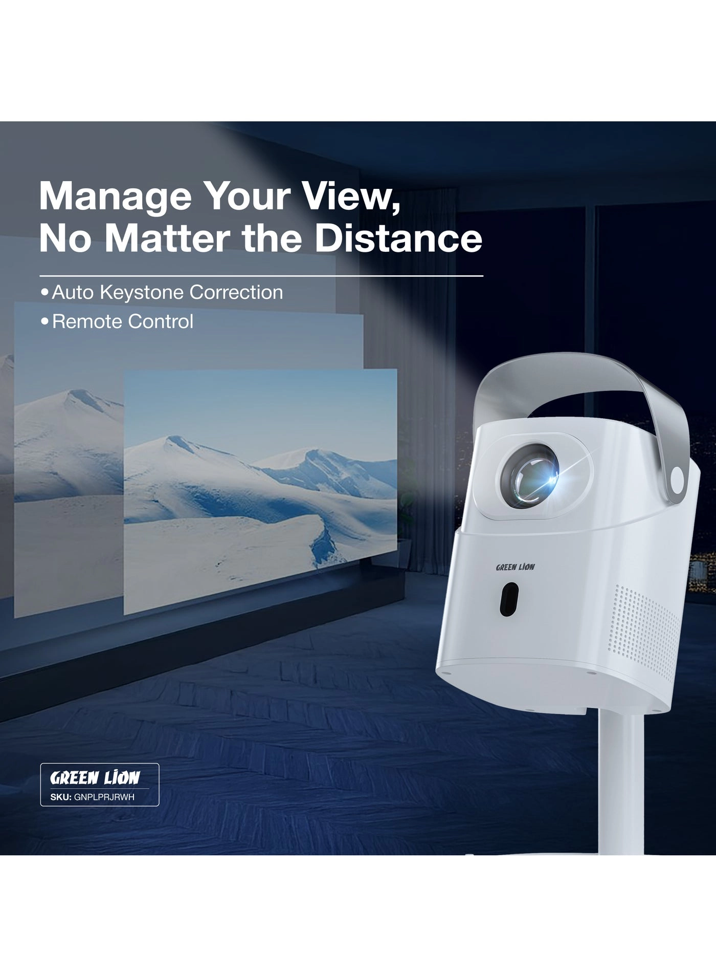 Pluto GNPLPRJRWH 250 ANSI lumens