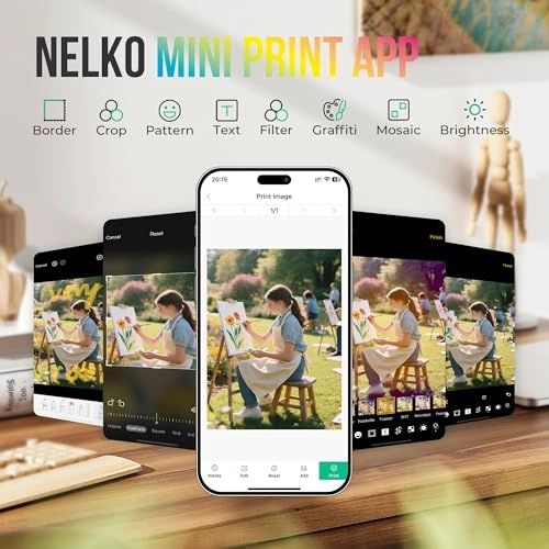 PP01 - Mini Photo Printer 50 Sheets 300DPI