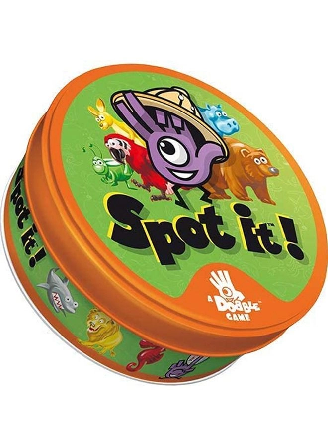 Dobble Spot It Junior Animals - Card Game Multicolour