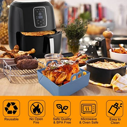 Air Fryer Silicone Pot - silicone 2 Pcs