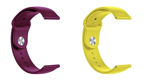 2 Pack 20mm Silicone Watch Band for Sekonda Motion