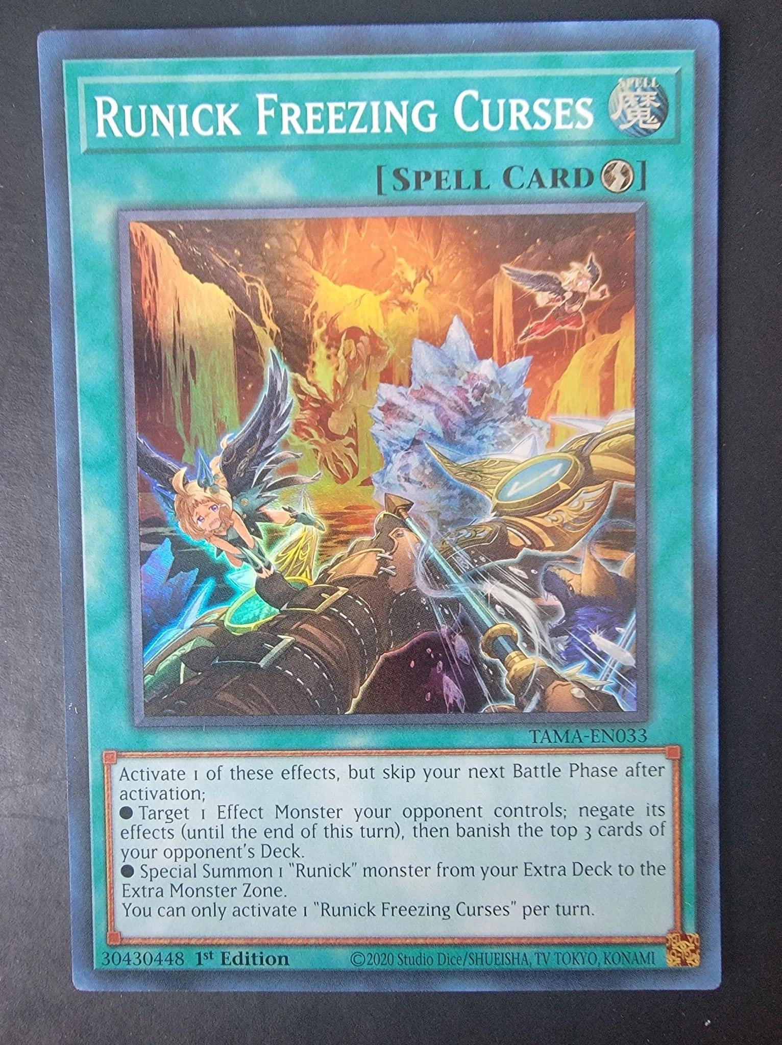 Konami Runick Freezing Curses - TAMA-EN033