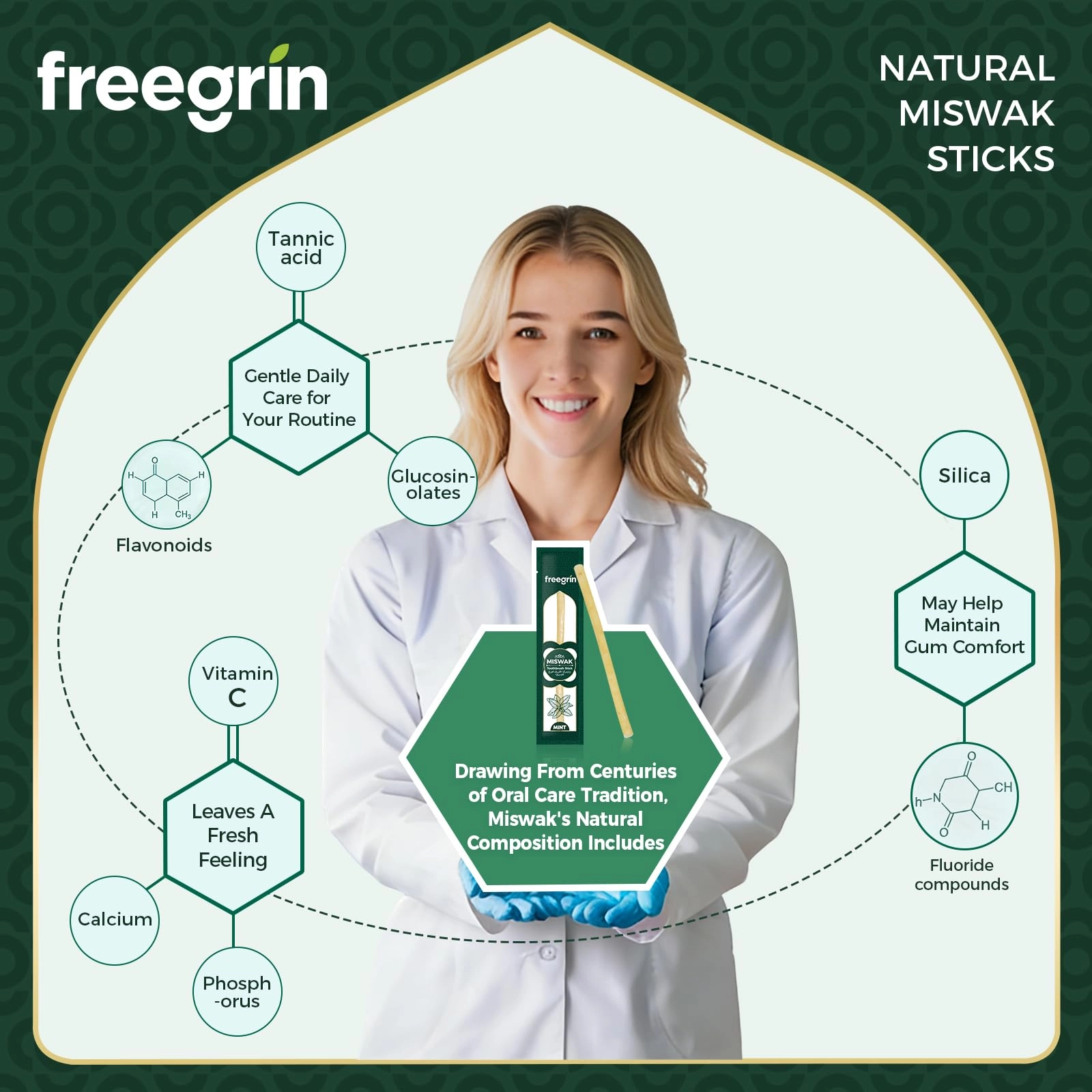 Miswak Sticks - 9-Piece Pack