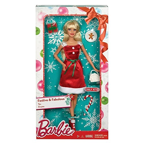 Barbie Festive & Fabulous Doll - Red White Ages 15+