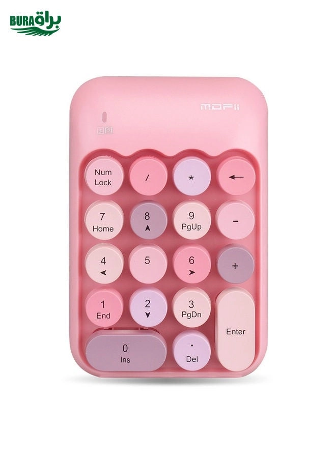 Mini 2.4G Wireless Numeric Keypad - 18 keys 10 meter AAA