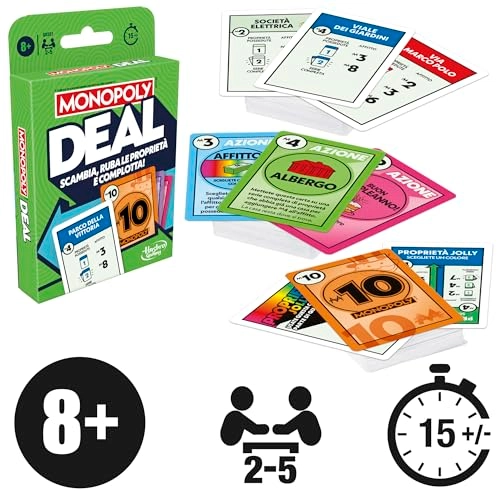 Monopoly Deal - Card Game (Italian)