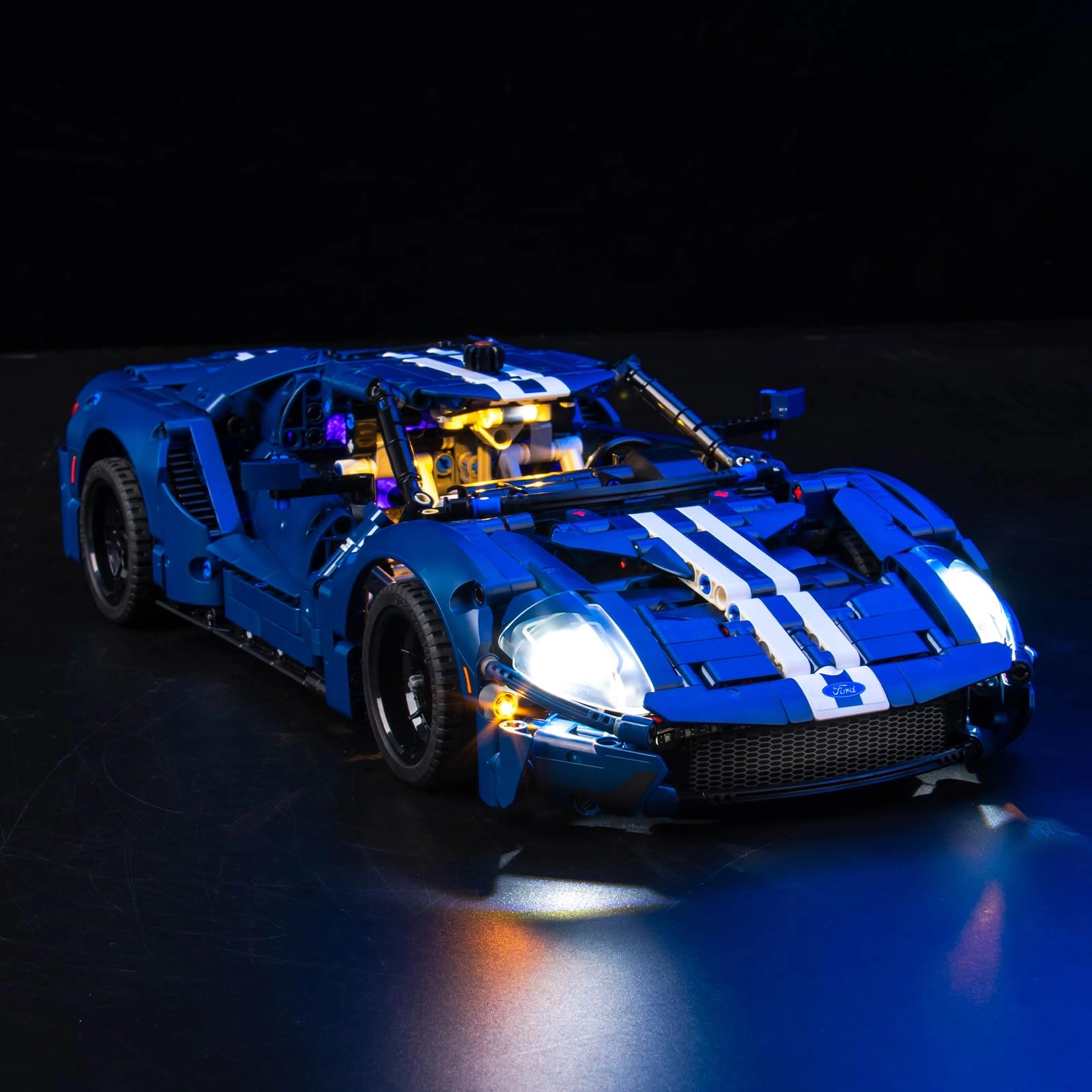 BrickBling LED Light Set - 42154 Ford GT Standard Version blue
