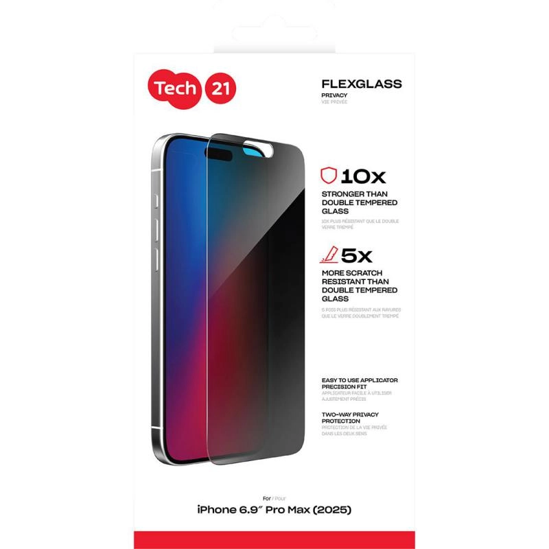 Privacy Tempered Glass Screen Protector for iPhone 16 Pro Max