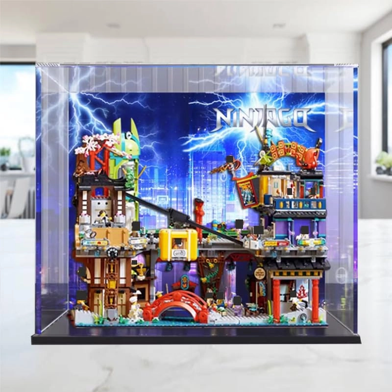 NINJAGO 71799 Display Case - Clear Acrylic 60x30x50cm