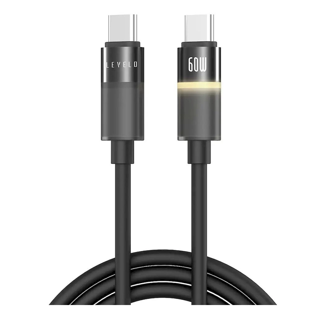 LEVELO Luno Cable 60W Type-C to Type-C 1m Silicone