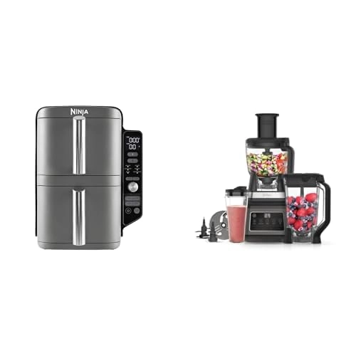 Ninja Double Stack XL Air Fryer + 3-IN-1 Food Processor + Blender
