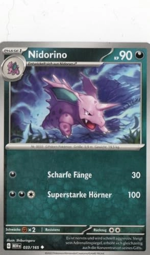Pokemon Nidorino MEW 033-151 - German