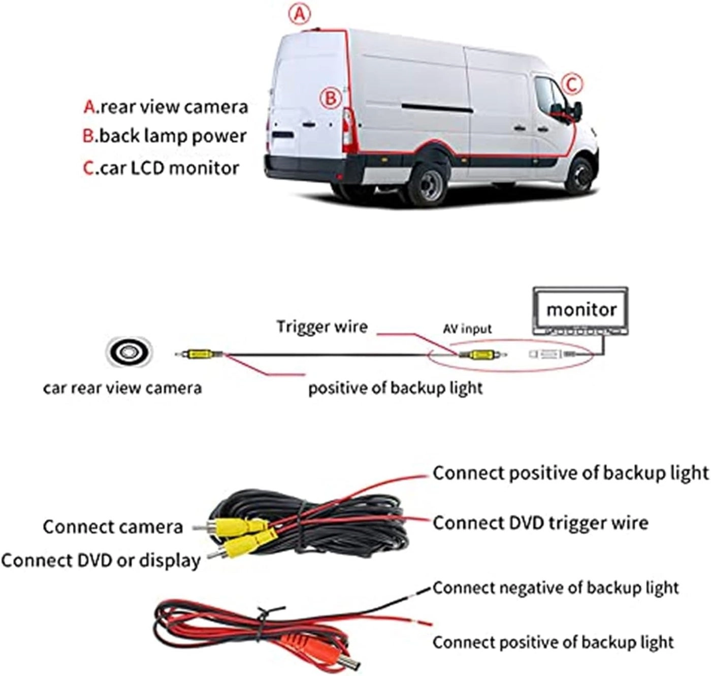HD Vehicle Rear View Camera - Night vision High-resolution