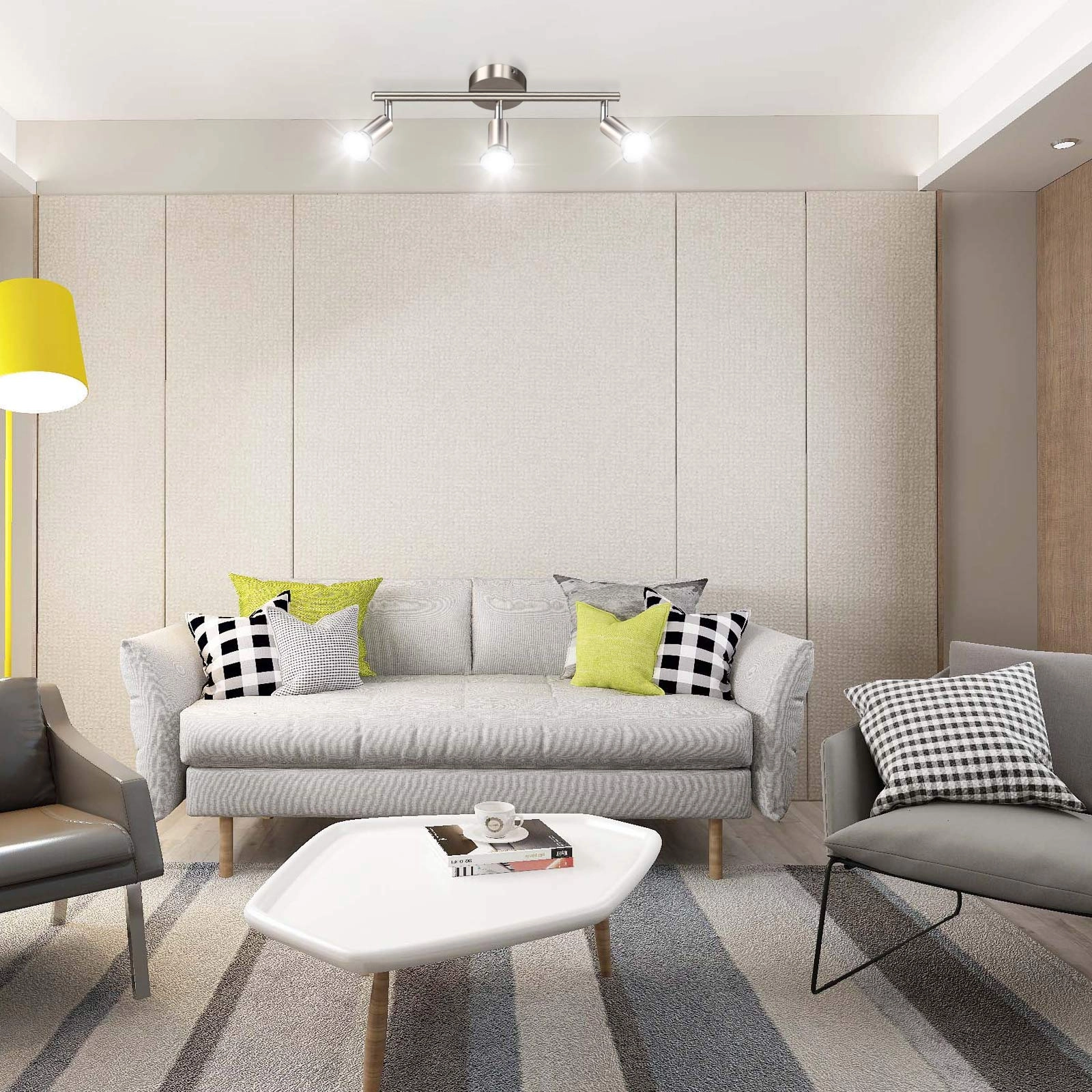 LED Ceiling Light - 6000 K Dimmable