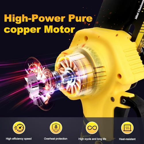 6inch Mini Chainsaw - 2000mAh 21V Battery