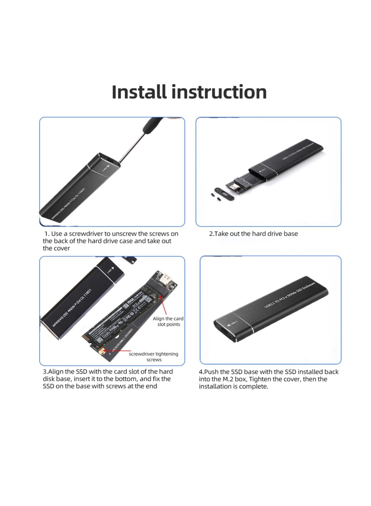 M Key HD Storage Box