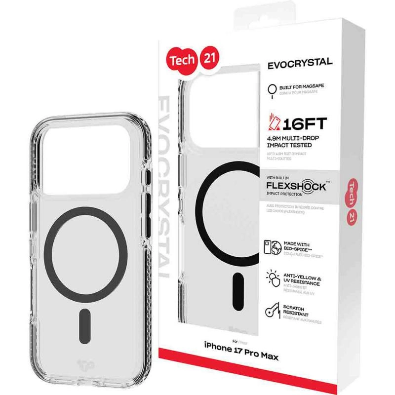 Evocrystal Clear Case with MagSafe for iPhone 17 Pro