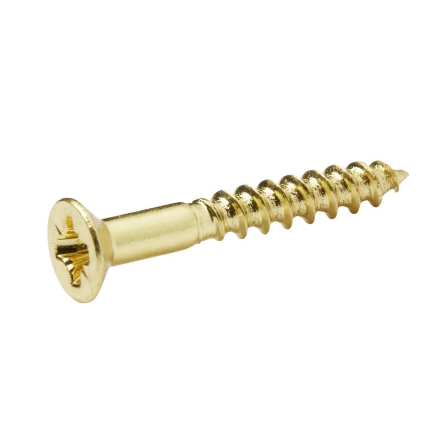 Brass Wood Screw Pack 3.5mm 25mm