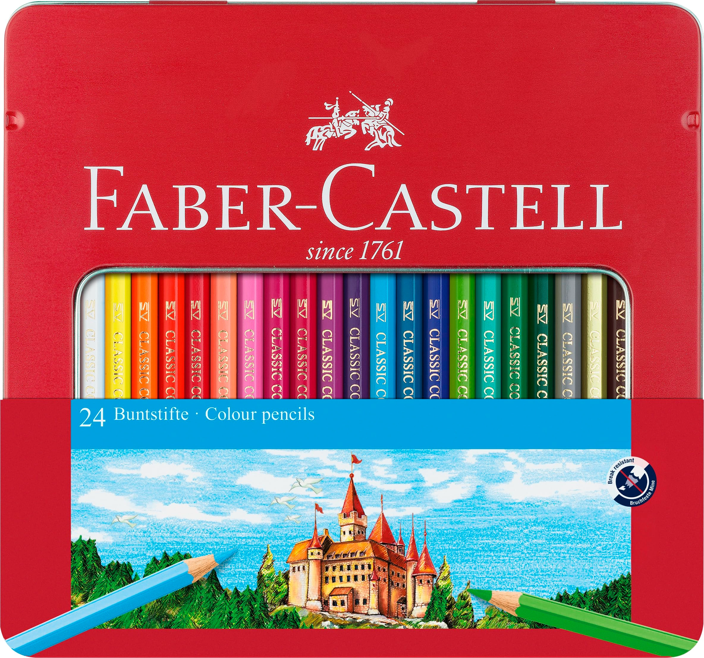 Classic Coloured Pencils - 24 Pcs