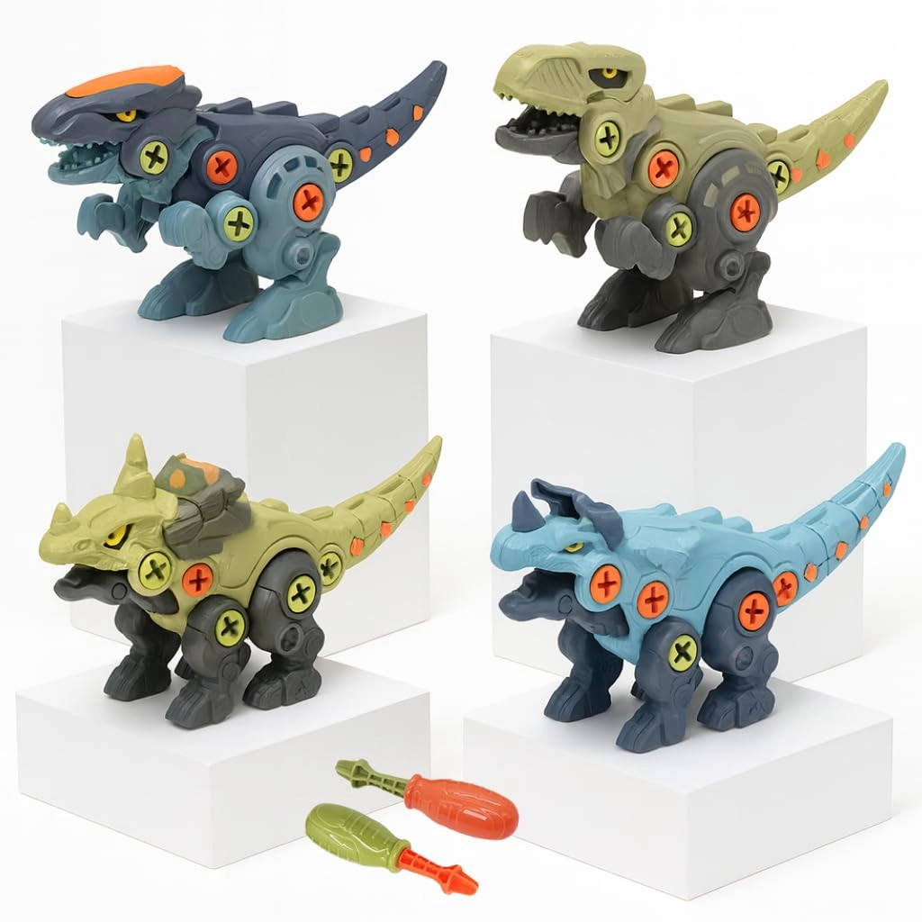 Storio, Storio DIY Dino Pack - Ages 3–8 Years Pack of 4