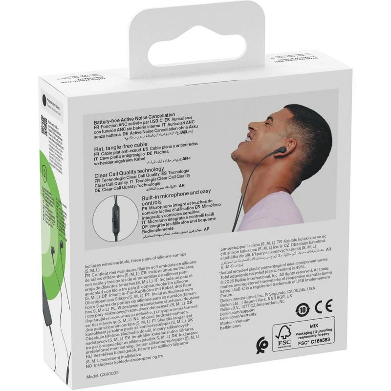 BKN-G3H0001VFBLK Wired Earbud