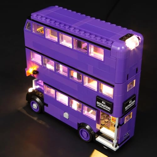 LED Light for LEGO-76446 Harry Potter Magicobus Adventure Building Blocks Model - Multicolor Plastic