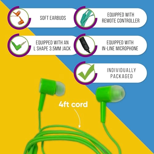 MFBO3B17DL Wired Earbud Pack