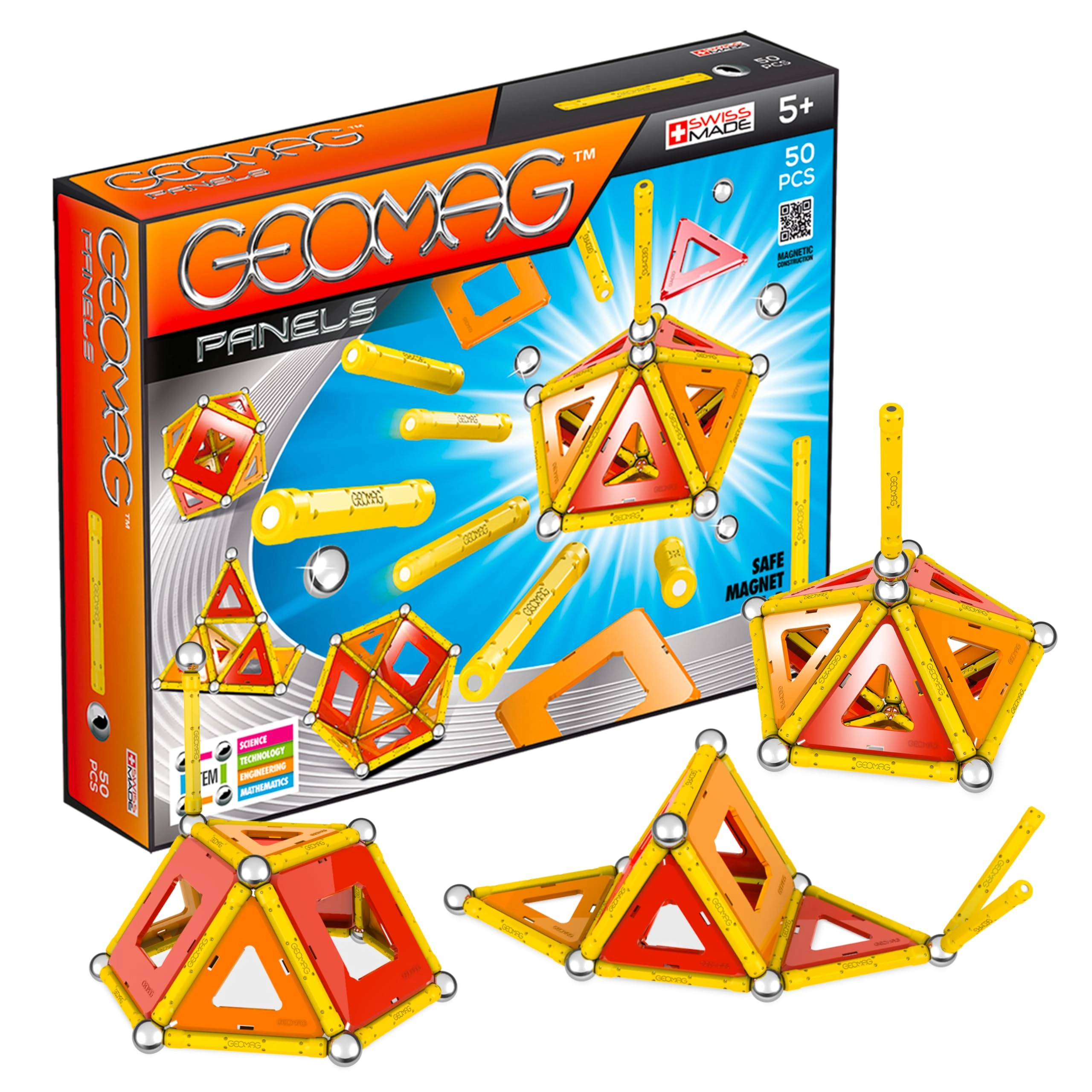Geomagworld Panels - n.a 50 pcs Train Shapes