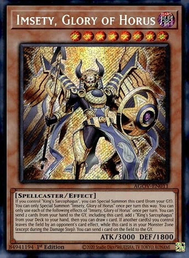 Imsety, Glory of Horus AGOV-EN011 - 1st Edition