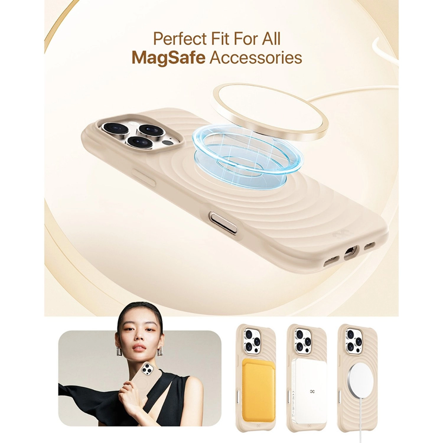 Quiver Ripple Silicone Case for iPhone 16 Pro