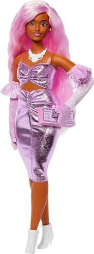 Barbie Deluxe Style Barbiecore Outfit - 29.5 cm Pink Hair Ages 4+