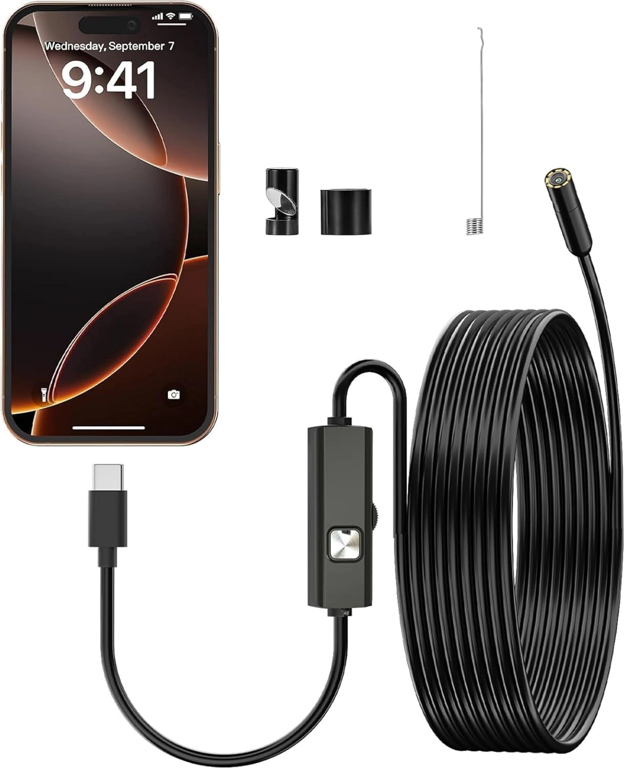 olyra USB Endoscope Camera - Type-C IP68 waterproof