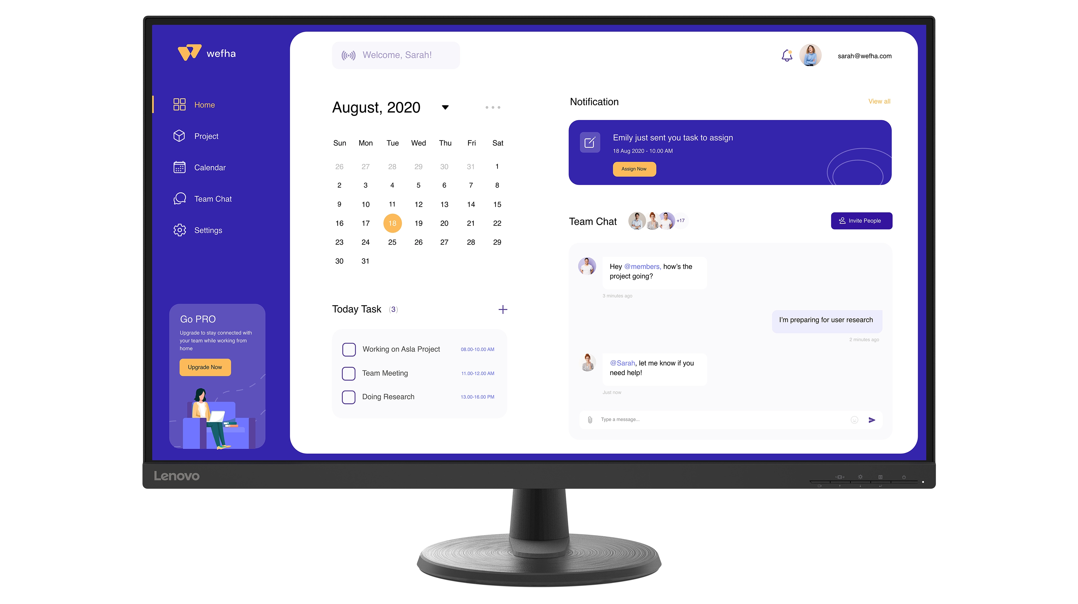 Lenovo D32u-45 - 31.5 inch 3840 X 2160
