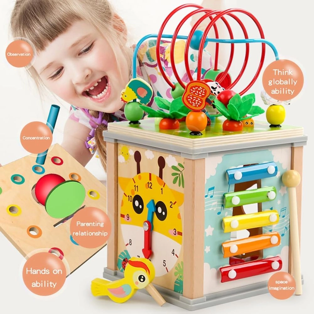 Jace 10 in 1 Multifunctional Activity Cube - 1+
