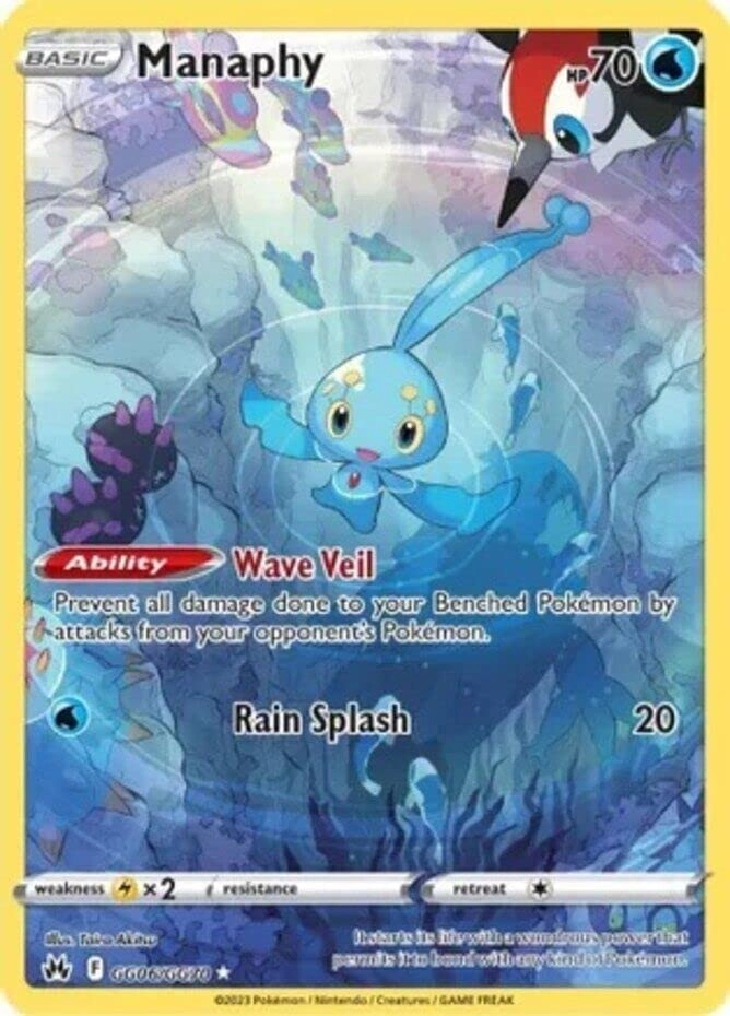 Pokémon Manaphy GG06/GG70 - Crown Zenith - Galarian Gallery