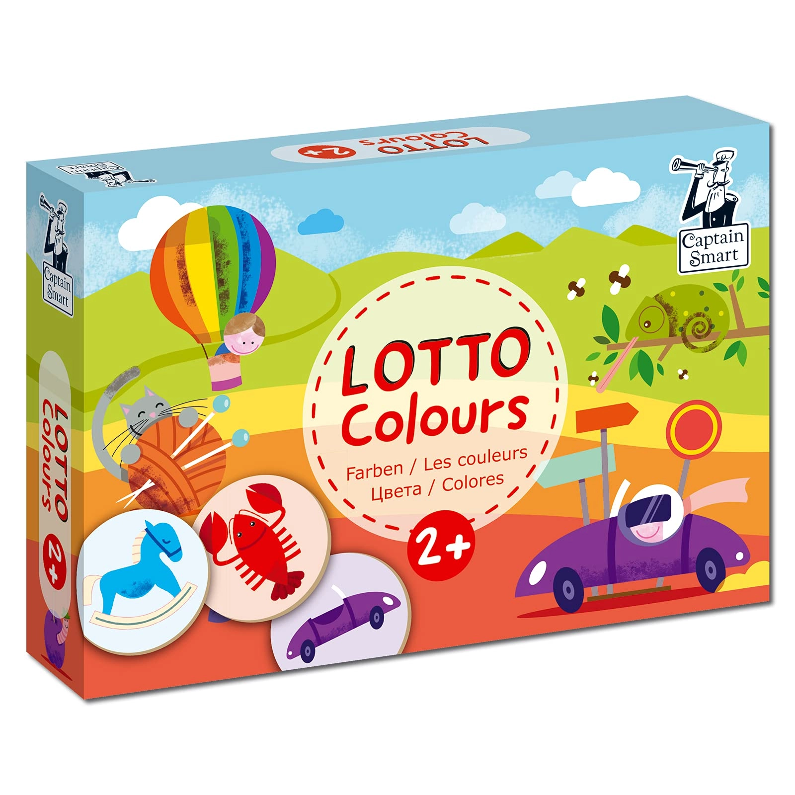 Captain Smart Lotto Colours - 2+ 6 pieces