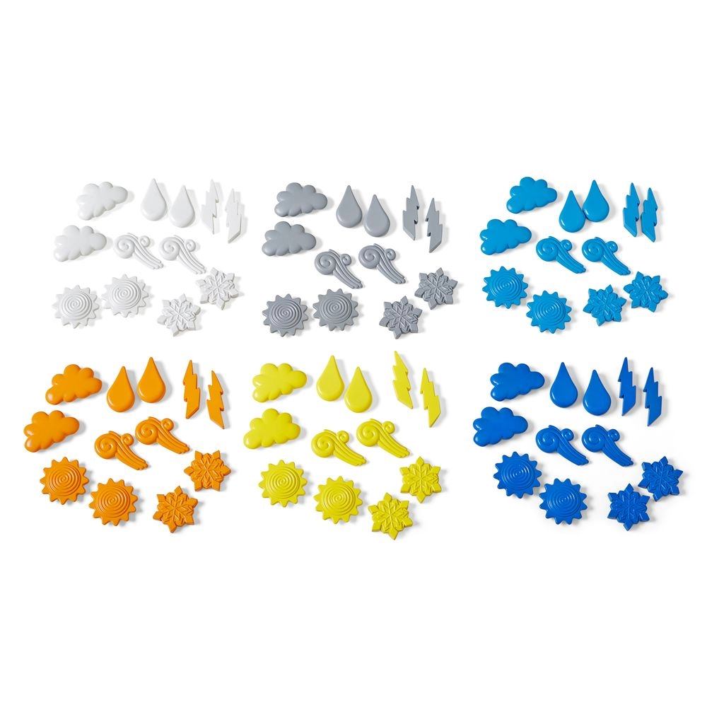 Explore The Weather Counters - 3+ 72 pieces