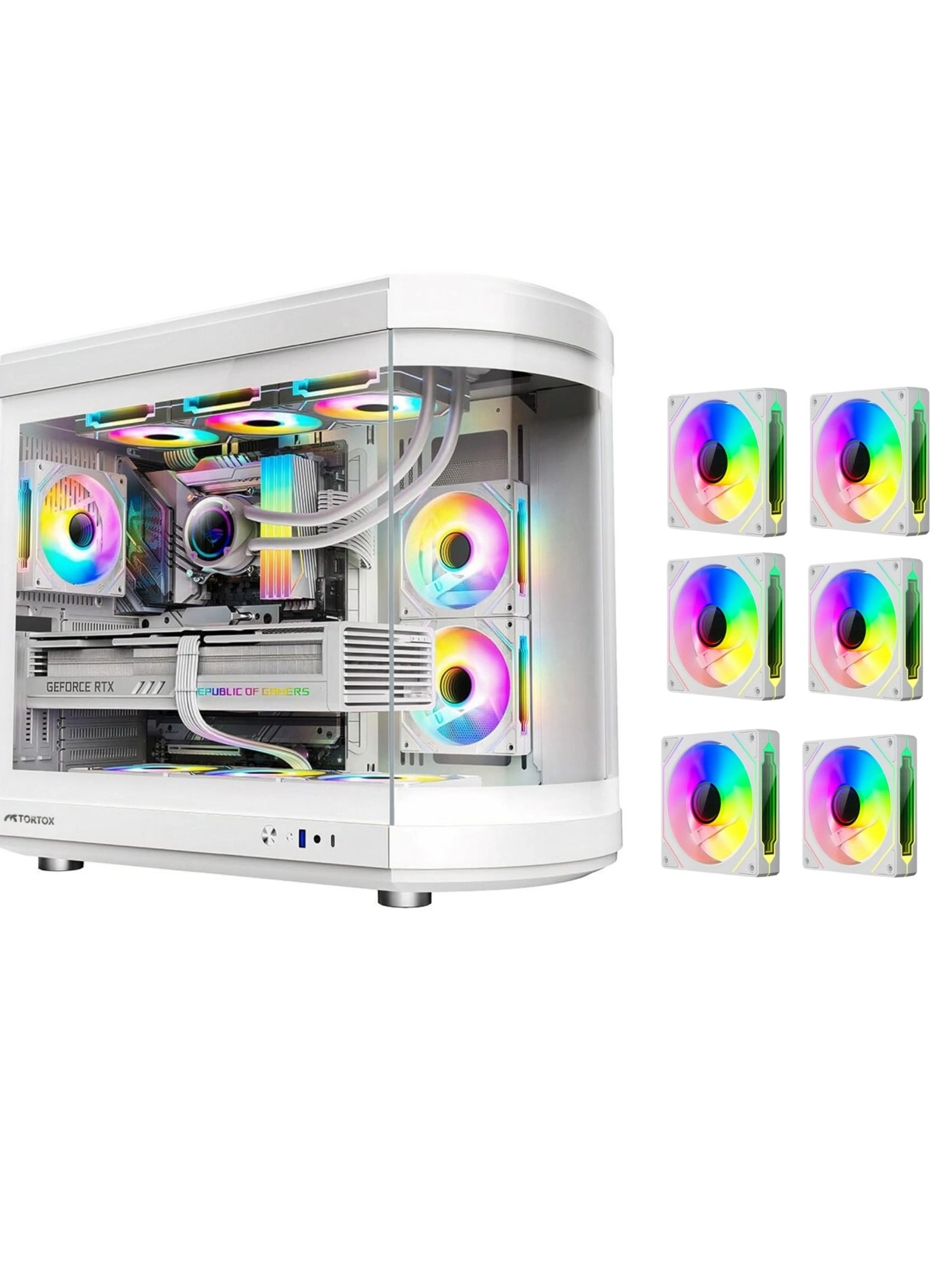 Vidrio - Curved Tempered Glass ATX/M-ATX/Mini-ITX
